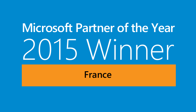 Projetlys a été élu Partenaire Microsoft de l'année 2015