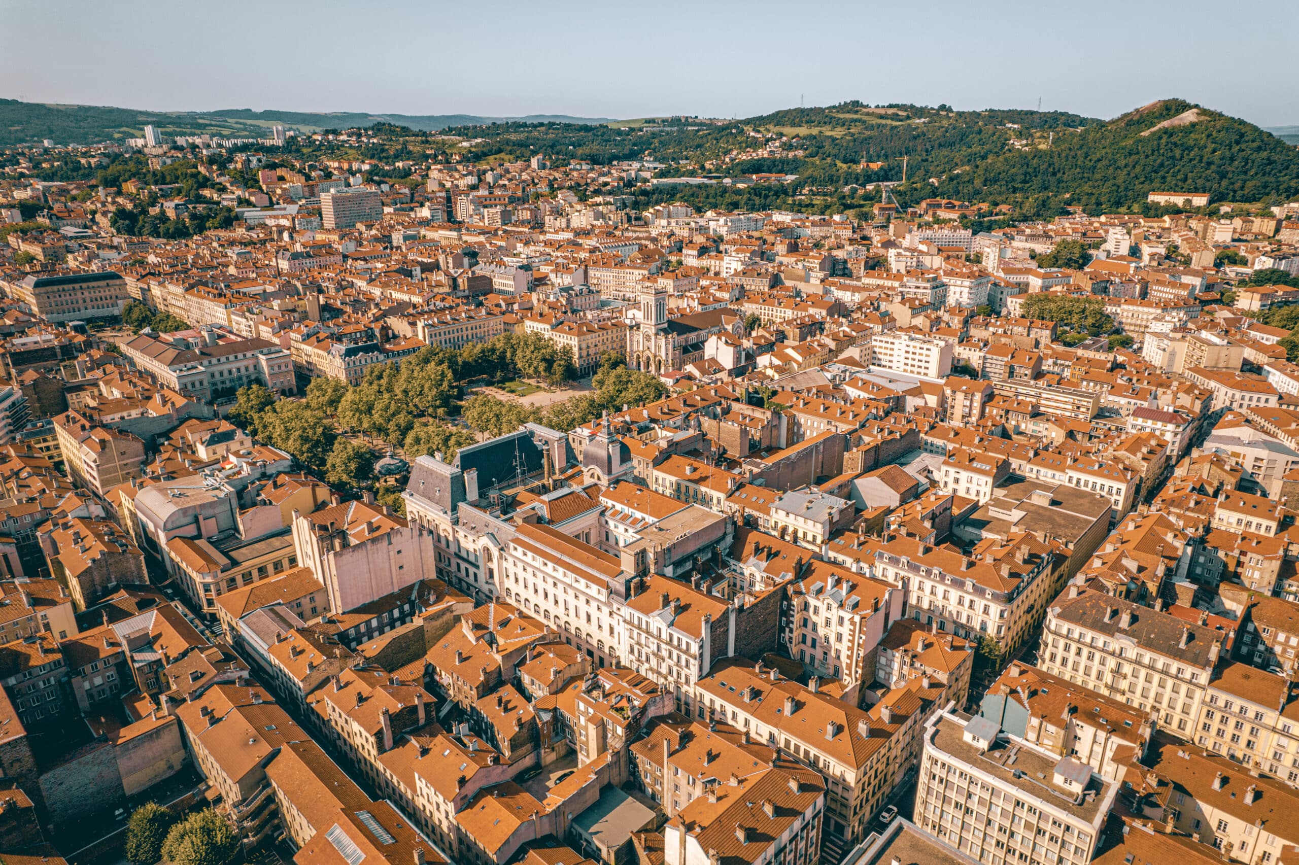 Photo aérienne de Saint-Étienne